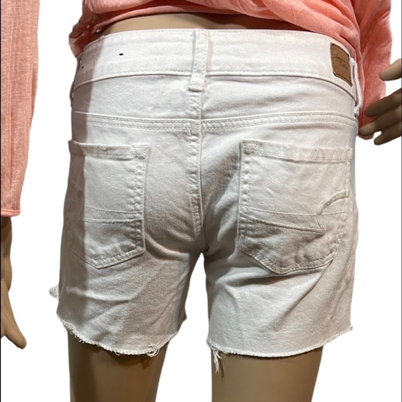 AMERICAN Eagle white denim shorts - Picture 1 of 9